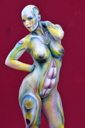 Body Painting, Body Art, Airbrush / Final / Artist: Robert Lechner, Germany