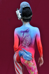 Body Painting, Body Art, Airbrush / Final / Artist: Marcel Kuss, Austria