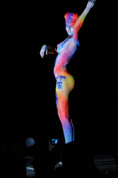 Body Painting, Body Art, on stage, Airbrush / Final / Artist: Francesca Tariciotti, Italy