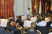 Jan Schultsz, Intendant & Dirigent mit Symphonie Orchester Budapest, Opera, Il Pirata, Hotel Kulm, St. Moritz, Grisons, Switzerland