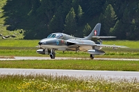 Engiadina Classics 2008, Swiss Army Hunter, military, aircraft, airshow, Airport, Samedan, SWITZERLAND