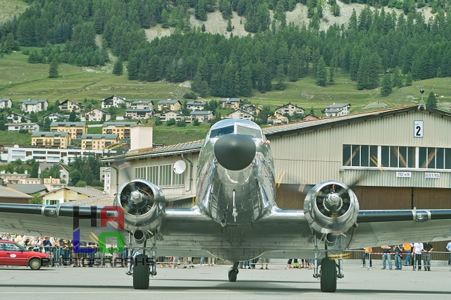 Engiadina Classics 2008, Swissair DC-3, Airport,Samedan, SWITZERLAND, private, aircraft, airshow, img82142.jpg