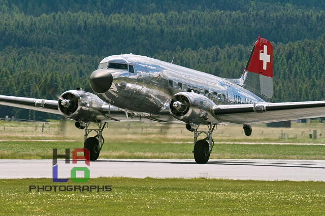 Engiadina Classics 2008, Swissair DC-3, Airport,Samedan, SWITZERLAND, private, aircraft, airshow, img82166.jpg