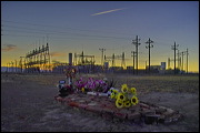  , The spanish Cemetary in front of the Powerplant in Alamosa., Alamosa, United States of America, Cemetary