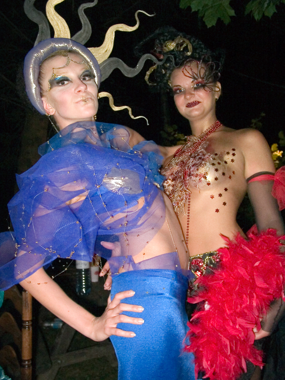 Art, Aufführung, Bodypainting, Color, Colors, Colour, Colours, Contest, Event, Farbe, Festival, IndexPageImage, Kunst, Körperbemalung, Körpermalerei, Modelle, Models, Model, Performance, Schminkkunst, Stage, Veranstaltung, Vorführung, WEB, Wettbewerb, Models of the Fantasie-Styling presentation from the International Stylist School of Riga, Latvia