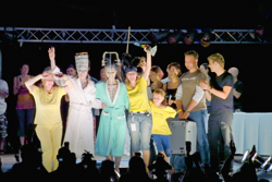 Art, Aufführung, Bodypainting, Color, Colors, Colour, Colours, Contest, Event, Farbe, Festival, Kunst, Körperbemalung, Körpermalerei, Modelle, Models, Model, Performance, Schminkkunst, Stage, Veranstaltung, Vorführung, WEB, Wettbewerb, Gabriele Hajek-Renner and her team win the first price in the category 'Special Effects'