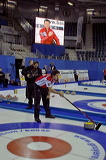 Switzerland vs. Germany, Score - 3:7, European Curling Championship 2006, Eishalle St. Jakob (Joggeli), Basel, Switzerland, Indoor, Curling, Sport
