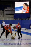 Switzerland vs. Denmark, Score - 7:3, European Curling Championship 2006, Eishalle St. Jakob (Joggeli), Basel, Switzerland, Indoor, Curling, Sport