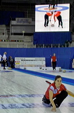 Switzerland vs. Denmark, Score - 7:3, European Curling Championship 2006, Eishalle St. Jakob (Joggeli), Basel, Switzerland, Indoor, Curling, Sport