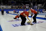 Russia vs. Norway, Score - 7:5, European Curling Championship 2006, Eishalle St. Jakob (Joggeli), Basel, Switzerland, Indoor, Curling, Sport