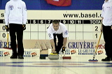 Finnland vs. Norway, Score - 5:6, European Curling Championship 2006, Eishalle St. Jakob (Joggeli), Basel, Switzerland, Indoor, Curling, Sport