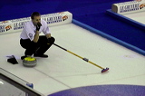 Denmark vs. France, Score - 5:6, European Curling Championship 2006, Eishalle St. Jakob (Joggeli), Basel, Switzerland, Indoor, Curling, Sport