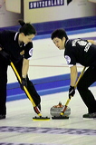 Scottland vs. Germany, Score - 4:3, European Curling Championship 2006, Eishalle St. Jakob (Joggeli), Basel, Switzerland, Indoor, Curling, Sport
