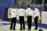 Denmark vs. France, Score - 5:6, European Curling Championship 2006, Eishalle St. Jakob (Joggeli), Basel, Switzerland, Indoor, Curling, Sport