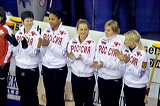 Switzerland vs. Russia, Team Presentation, European Curling Championship 2006, Eishalle St. Jakob (Joggeli), Basel, Switzerland, Indoor, Curling, Sport