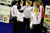 Switzerland vs. Russia, Kick-off, European Curling Championship 2006, Eishalle St. Jakob (Joggeli), Basel, Switzerland, Indoor, Curling, Sport