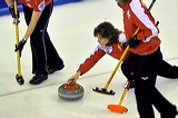 Switzerland vs. Russia, Score - 5:7, European Curling Championship 2006, Eishalle St. Jakob (Joggeli), Basel, Switzerland, Indoor, Curling, Sport