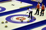 Switzerland vs. Russia, Score - 5:7, European Curling Championship 2006, Eishalle St. Jakob (Joggeli), Basel, Switzerland, Indoor, Curling, Sport