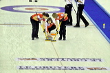 Switzerland vs. Russia, Score - 5:7, European Curling Championship 2006, Eishalle St. Jakob (Joggeli), Basel, Switzerland, Indoor, Curling, Sport