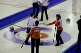 Switzerland vs. Russia, Score - 5:7, European Curling Championship 2006, Eishalle St. Jakob (Joggeli), Basel, Switzerland, Indoor, Curling, Sport