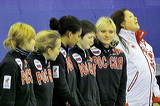 Russian Team has won the ladies final (9:4),  , European Curling Championship 2006, Eishalle St. Jakob (Joggeli), Basel, Switzerland, Indoor, Curling, Sport