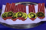 The Medals,  , European Curling Championship 2006, Eishalle St. Jakob (Joggeli), Basel, Switzerland, Indoor, Curling, Sport