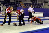 Mens final: Switzerland vs. Scottland, Score - 7:6, European Curling Championship 2006, Eishalle St. Jakob (Joggeli), Basel, Switzerland, Indoor, Curling, Sport