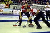 Mens final: Switzerland vs. Scottland, Score - 7:6, European Curling Championship 2006, Eishalle St. Jakob (Joggeli), Basel, Switzerland, Indoor, Curling, Sport