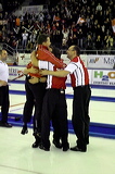 Swiss Team has won the mens final,  , European Curling Championship 2006, Eishalle St. Jakob (Joggeli), Basel, Switzerland, Indoor, Curling, Sport