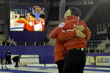 Swiss Team has won the mens final,  , European Curling Championship 2006, Eishalle St. Jakob (Joggeli), Basel, Switzerland, Indoor, Curling, Sport