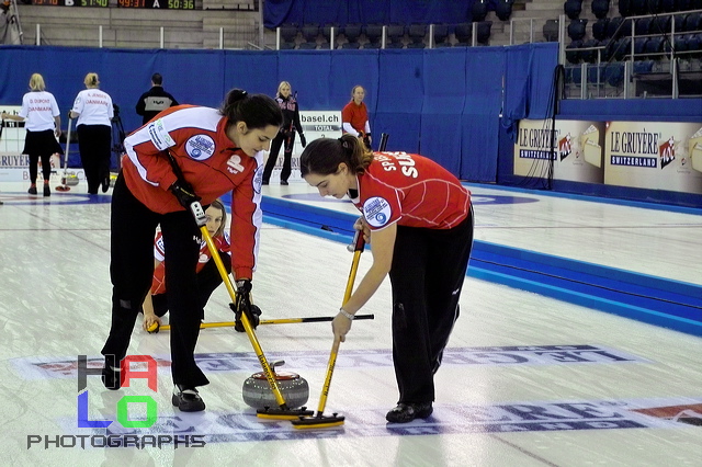 Switzerland vs. Denmark, Score - 7:3, European Curling Championship 2006, Basel, Switzerland, Indoor, Curling, Sport, img22117.jpg