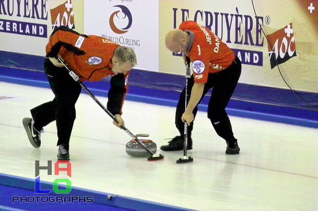 Denmark vs. France, Score - 5:6, European Curling Championship 2006, Basel, Switzerland, Indoor, Curling, Sport, img22556.jpg