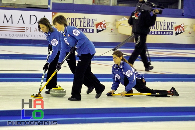 Ladies final: Russia vs. Italy, Score - 9:4, European Curling Championship 2006, Basel, Switzerland, Indoor, Curling, Sport, img23061.jpg