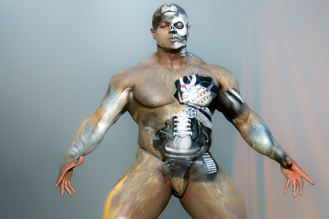 2007, Aufführung, Body Art, Bodypainting, Bühne, Festival, In the year 2525, Jahr, Jahreszeit, Kunst, Menschen und Aktivitäten, Sommer, Veranstaltung, WBF 2007, Zivilisation