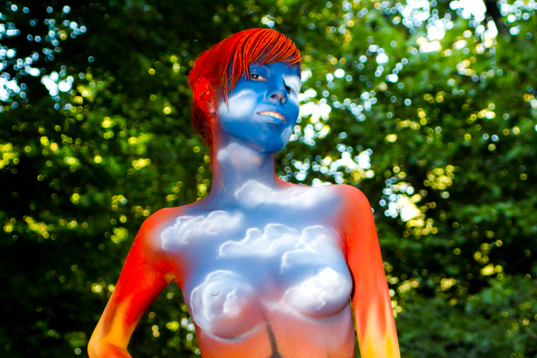 2007, Body Art, Bodypainting, Festival, In the year 2525, Jahr, Jahreszeit, Menschen und Aktivitäten, Sommer, Veranstaltung, WBF 2007