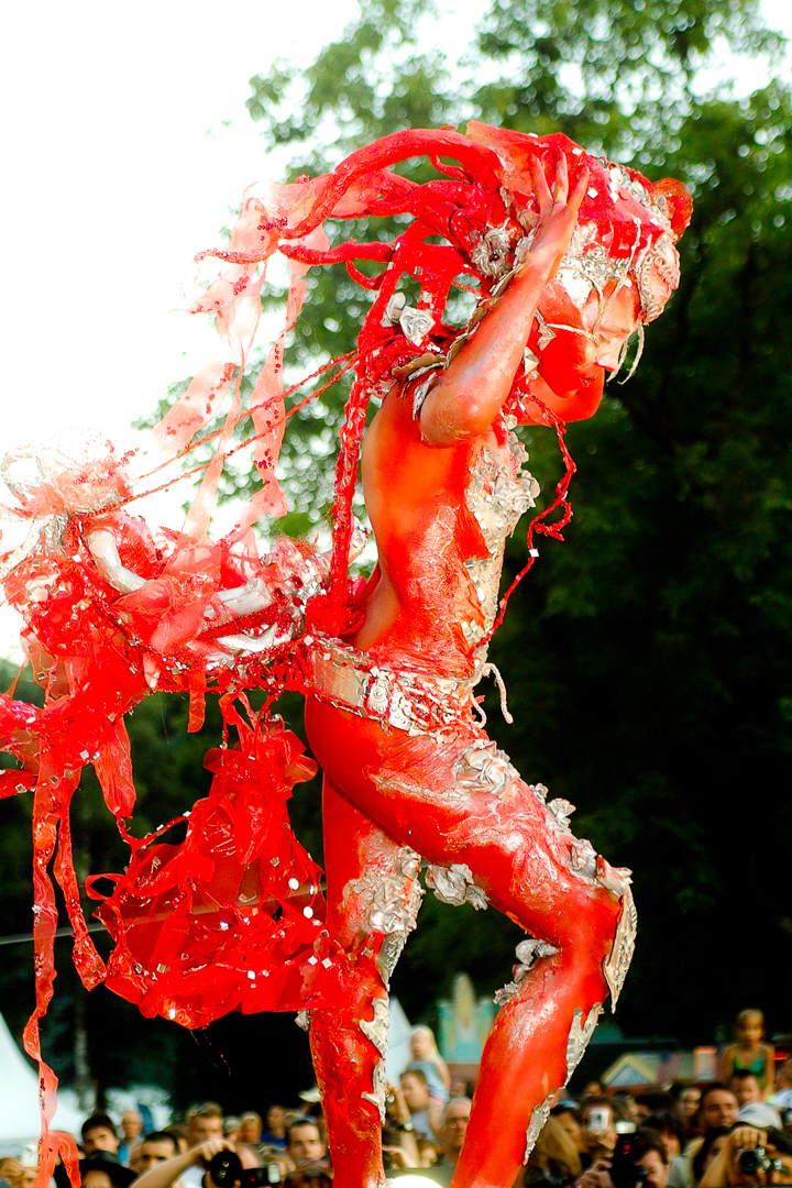 2007, Aufführung, Body Art, Bodypainting, Bühne, Festival, In the year 2525, Jahr, Jahreszeit, Kunst, Menschen und Aktivitäten, Sommer, Veranstaltung, WBF 2007, Zivilisation