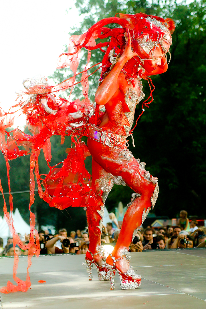 2007, Aufführung, Bodypainting, Bühne, Festival, In the year 2525, Jahr, Jahreszeit, Kunst, Menschen und Aktivitäten, Sommer, Veranstaltung, WBF 2007, Zivilisation