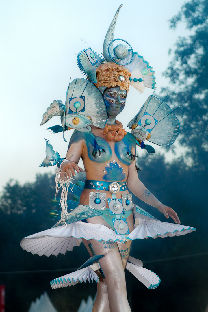 2007, Aufführung, Body Art, Bodypainting, Bühne, Festival, In the year 2525, Jahr, Jahreszeit, Kunst, Menschen und Aktivitäten, Sommer, Veranstaltung, WBF 2007, Zivilisation