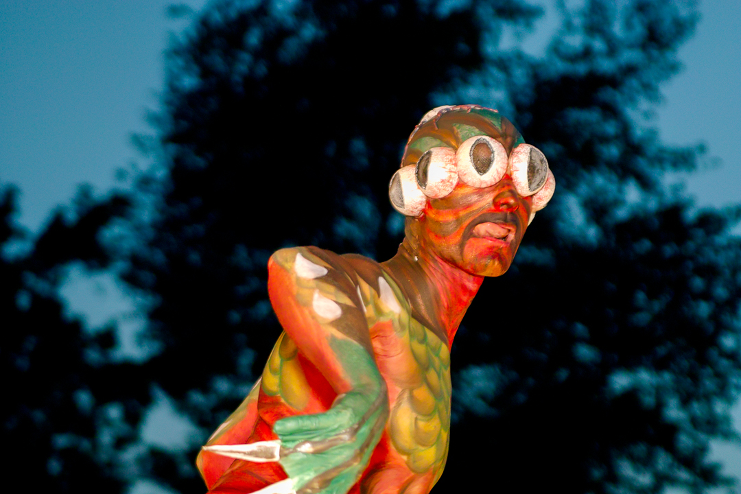 2007, Aufführung, Body Art, Bodypainting, Bühne, Festival, In the year 2525, Jahr, Jahreszeit, Kunst, Menschen und Aktivitäten, Sommer, Veranstaltung, WBF 2007, Zivilisation