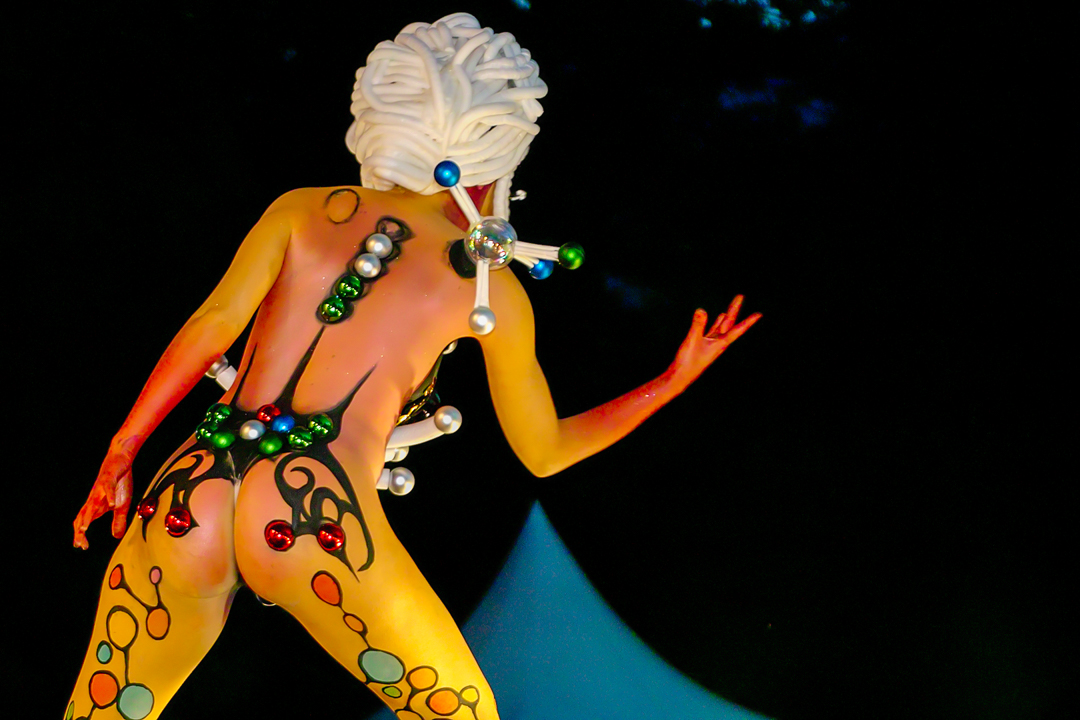 2007, Aufführung, Bodypainting, Bühne, Festival, In the year 2525, Jahr, Jahreszeit, Kunst, Menschen und Aktivitäten, Sommer, Veranstaltung, WBF 2007, Zivilisation