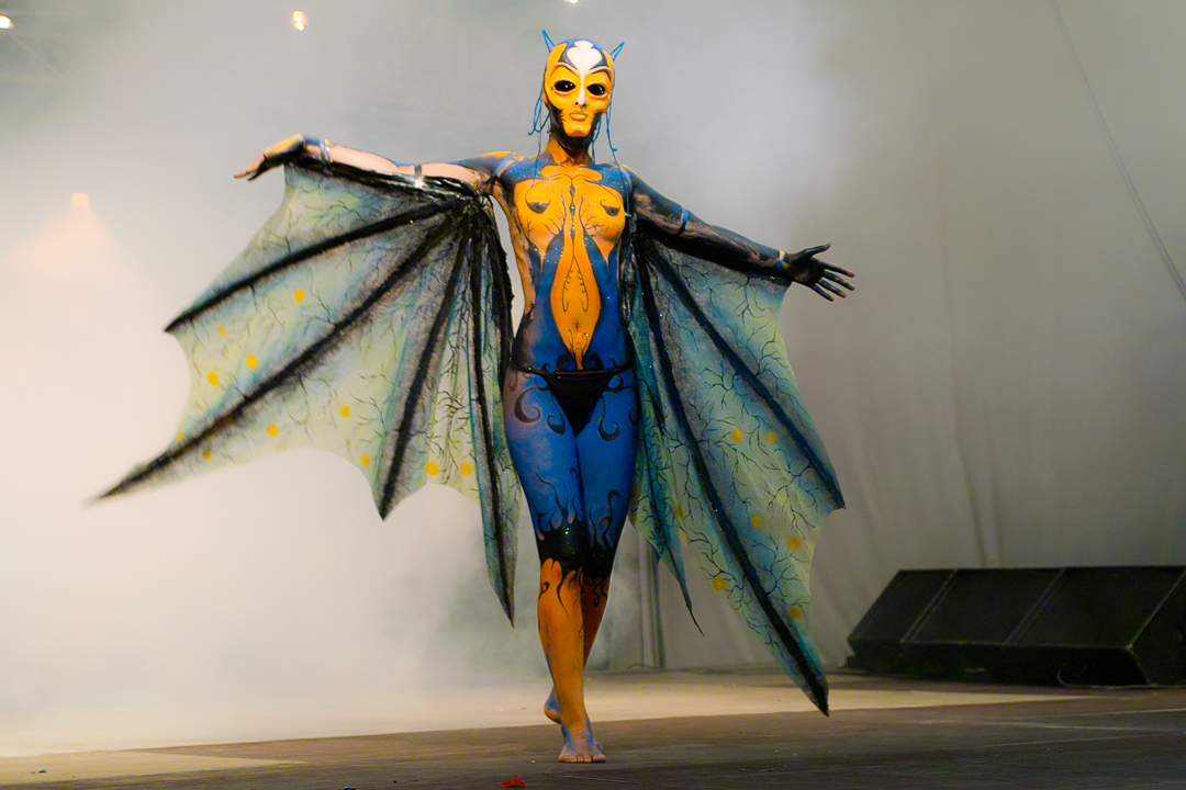 2007, Aufführung, Body Art, Bodypainting, Bühne, Festival, In the year 2525, Jahr, Jahreszeit, Kunst, Menschen und Aktivitäten, Sommer, Veranstaltung, WBF 2007, Zivilisation
