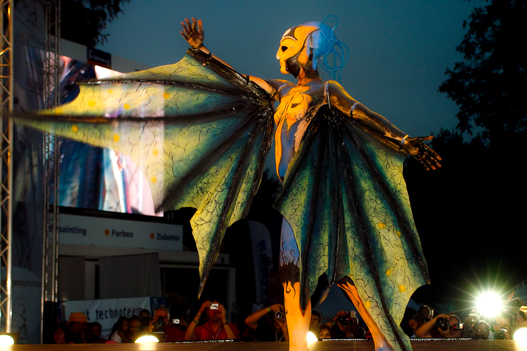 2007, Aufführung, Body Art, Bodypainting, Bühne, Festival, In the year 2525, Jahr, Jahreszeit, Kunst, Menschen und Aktivitäten, Sommer, Veranstaltung, WBF 2007, Zivilisation