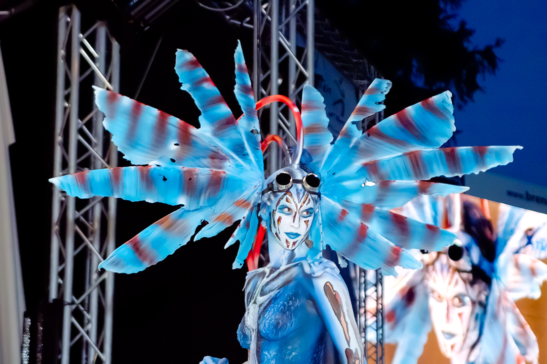 2007, Aufführung, Body Art, Bodypainting, Bühne, Festival, In the year 2525, Jahr, Jahreszeit, Kunst, Menschen und Aktivitäten, Sommer, Veranstaltung, WBF 2007, Zivilisation