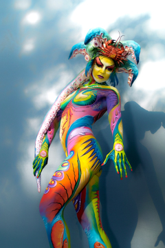 Bodypainting, Festival, Menschen und Aktivitäten, Veranstaltung, WBF 2007