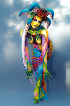 Bodypainting, Festival, Menschen und Aktivitäten, Veranstaltung, WBF 2007