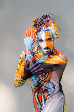 2007, Body Art, Bodypainting, Festival, In the year 2525, Jahr, Jahreszeit, Menschen und Aktivitäten, Sommer, Veranstaltung, WBF 2007