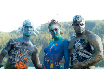 2007, Body Art, Bodypainting, Festival, In the year 2525, Jahr, Jahreszeit, Menschen und Aktivitäten, Sommer, Veranstaltung, WBF 2007