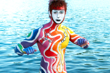 2007, Body Art, Bodypainting, Festival, In the year 2525, Jahr, Jahreszeit, Menschen und Aktivitäten, Sommer, Veranstaltung, WBF 2007