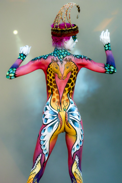 2007, Aufführung, Body Art, Bodypainting, Bühne, Festival, In the year 2525, Jahr, Jahreszeit, Kunst, Menschen und Aktivitäten, Sommer, Veranstaltung, WBF 2007, Zivilisation