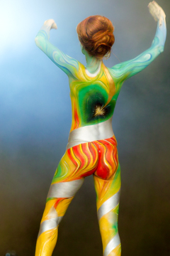 2007, Aufführung, Body Art, Bodypainting, Bühne, Festival, In the year 2525, Jahr, Jahreszeit, Kunst, Menschen und Aktivitäten, Sommer, Veranstaltung, WBF 2007, Zivilisation